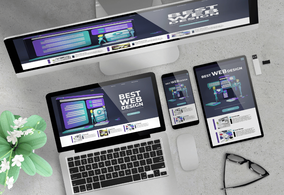Website mockup Website mockup
